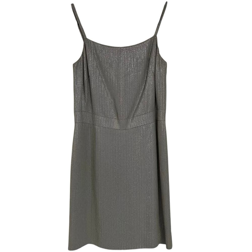 Y2K 90s Episode Silver Shiny Mini A Line Slip Dress S Size 6